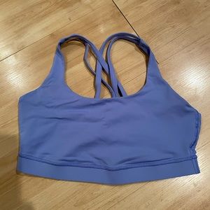 EUC Lululemon Energy bra size 10 Periwinkle